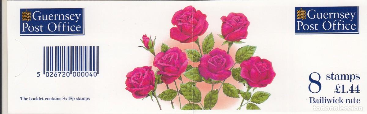 Sellos: HB776 -GUERNESEY/GUERNSEY 1997 -YVERT Carnet C737 ** NUEVO SIN FIJASELLOS - Flora Flores