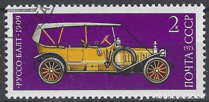 Stamps: UNI&Oacute;N SOVI&Eacute;TICA 1973 - AUTOM&Oacute;VILES - USADO