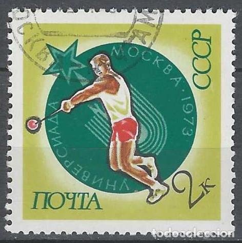 Sellos: UNI&Oacute;N SOVI&Eacute;TICA 1973 - DEPORTES - USADO