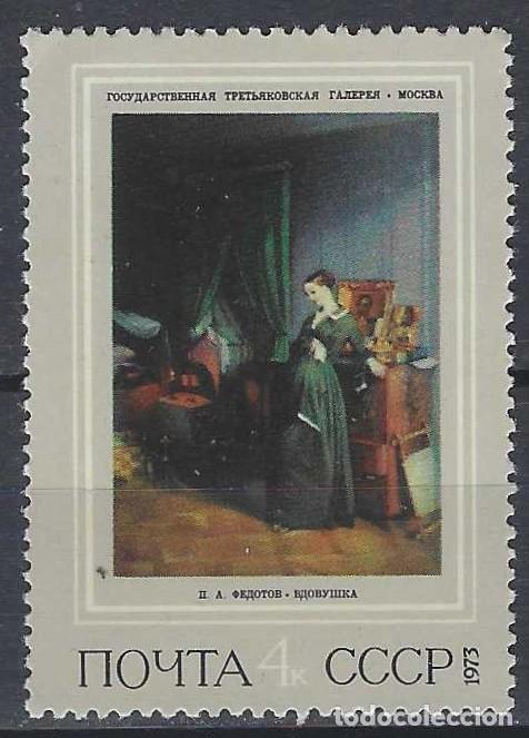 Sellos: UNI&Oacute;N SOVI&Eacute;TICA 1973 - PINTURA &rdquo;BUENA ESPERANZA&rdquo; DE FEDOTOV - MNH**