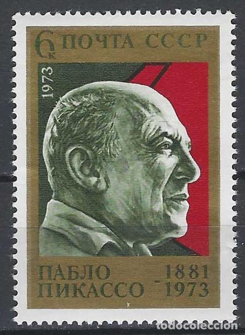 Sellos: UNI&Oacute;N SOVI&Eacute;TICA 1973 - MUERTE DE PABLO PICASSO - MNH**
