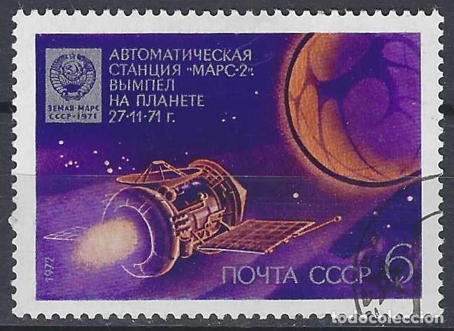 Sellos: UNI&Oacute;N SOVI&Eacute;TICA 1972 - ESPACIO - USADO