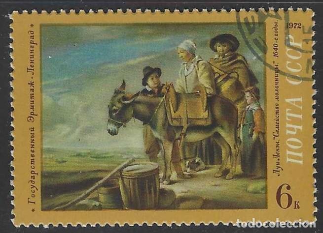 Sellos: UNI&Oacute;N SOVI&Eacute;TICA 1972 - PINTURA - USADO