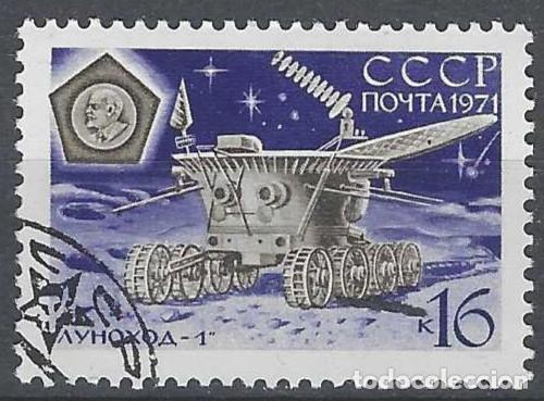 Sellos: UNI&Oacute;N SOVI&Eacute;TICA 1971 - EXPLORACI&Oacute;N DE LA LUNA, VEH&Iacute;CULO &rdquo;LUNOKHOD-1&rdquo; - USADO