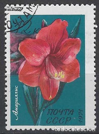 Sellos: UNI&Oacute;N SOVI&Eacute;TICA 1971 - FLORES - USADO