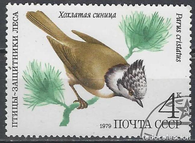Timbres: UNI&Oacute;N SOVI&Eacute;TICA 1979 - FAUNA, P&Aacute;JAROS - USADO