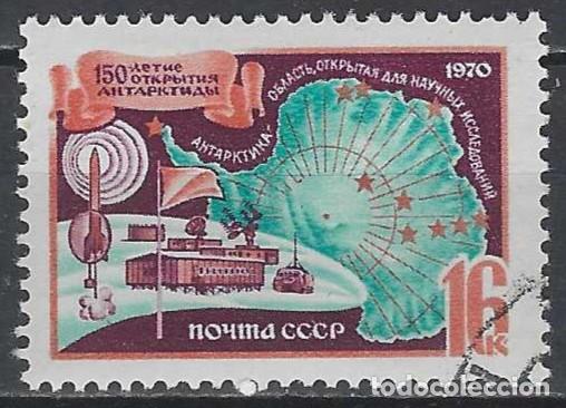 Sellos: UNI&Oacute;N SOVI&Eacute;TICA 1970 - 150&ordm; ANIV. DEL DESCUBRIMIENTO DE LA ANT&Aacute;RTIDA - USADO