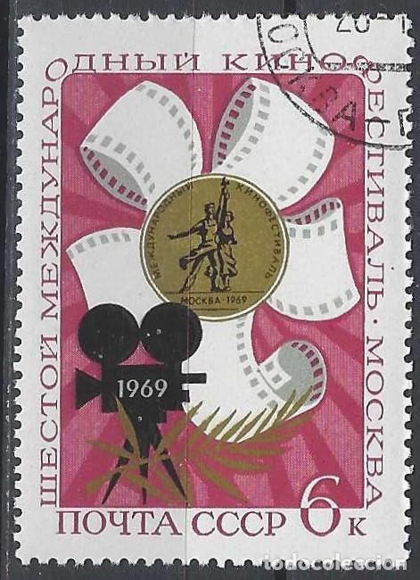 Sellos: UNI&Oacute;N SOVI&Eacute;TICA 1969 - USADO - Foto 1