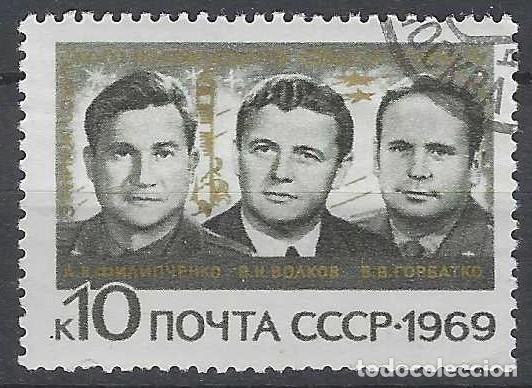 Sellos: UNI&Oacute;N SOVI&Eacute;TICA 1969 - PERSONAJES - USADO
