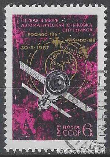 Sellos: UNI&Oacute;N SOVI&Eacute;TICA 1968 - ESPACIO - USADO