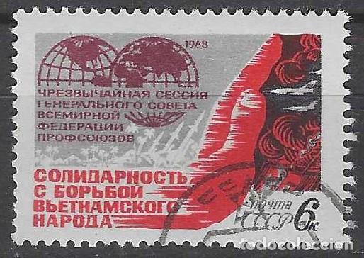 Sellos: UNI&Oacute;N SOVI&Eacute;TICA 1968 - USADO - Foto 1