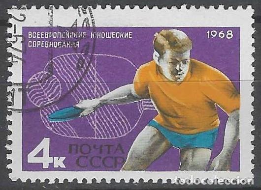 Sellos: UNI&Oacute;N SOVI&Eacute;TICA 1968 - DEPORTES - USADO