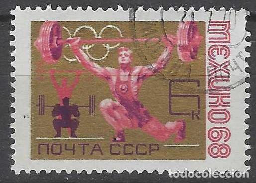 Sellos: UNI&Oacute;N SOVI&Eacute;TICA 1968 - DEPORTES - USADO