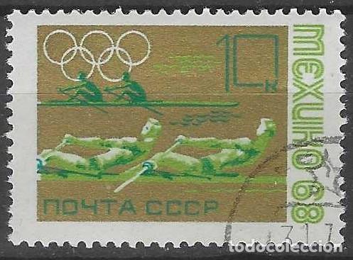 Sellos: UNI&Oacute;N SOVI&Eacute;TICA 1968 - DEPORTES - USADO