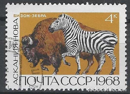 Sellos: UNI&Oacute;N SOVI&Eacute;TICA 1968 - FAUNA - USADO