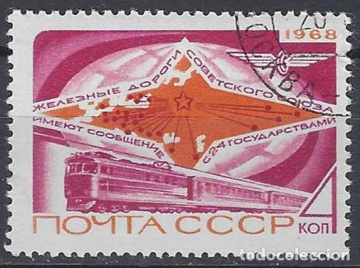 Sellos: UNI&Oacute;N SOVI&Eacute;TICA 1968 - USADO