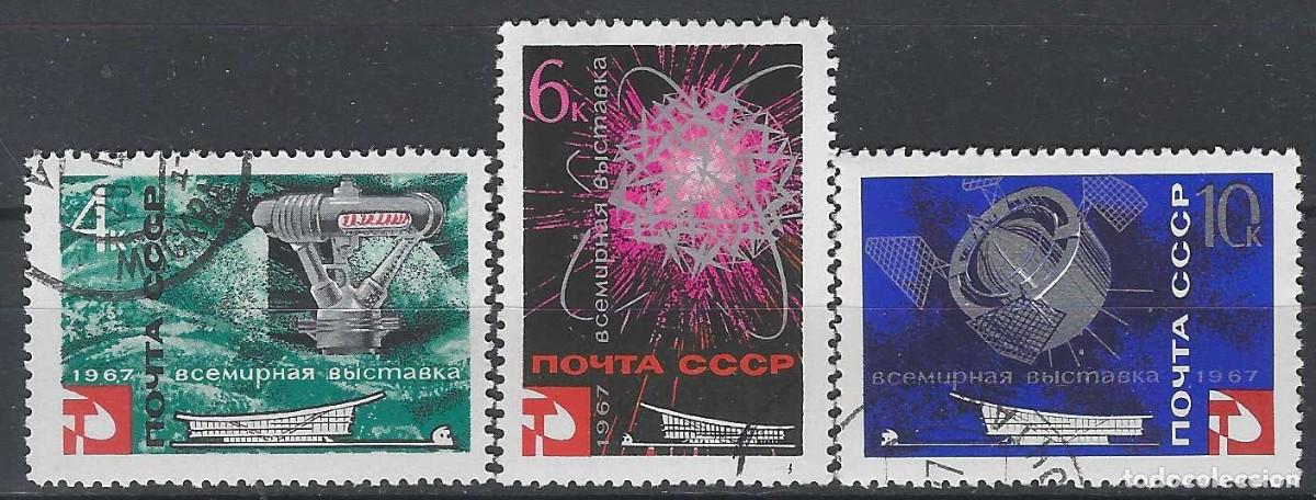Sellos: UNI&Oacute;N SOVI&Eacute;TICA 1967 - EXPO. MUNDIAL &rdquo;EXPO&acute;67&rdquo; MONTREAL, S.COMPLETA - USADOS
