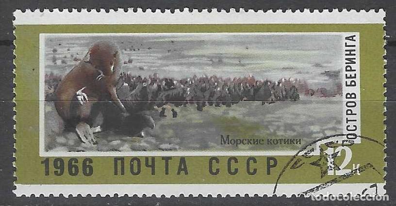 Sellos: UNI&Oacute;N SOVI&Eacute;TICA 1966 - TERRITORIOS DEL ESTE, OTARIOS EN LA ISLA DE BERING - USADO