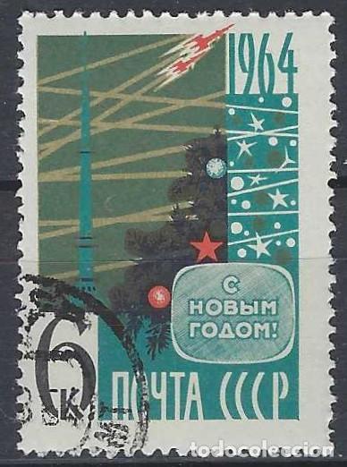 Sellos: UNI&Oacute;N SOVI&Eacute;TICA 1964 - A&Ntilde;O NUEVO - USADO
