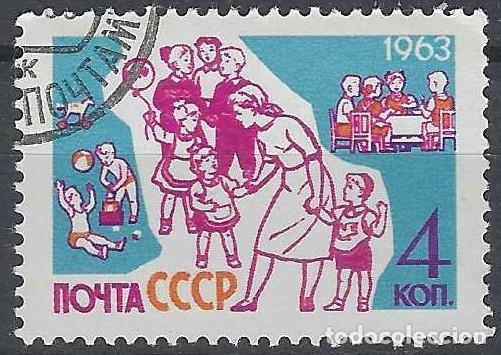 Sellos: UNI&Oacute;N SOVI&Eacute;TICA 1963 - USADO