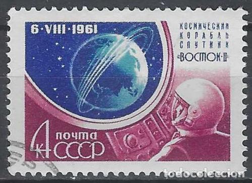 Sellos: UNI&Oacute;N SOVI&Eacute;TICA 1961 - ESPACIO - USADO