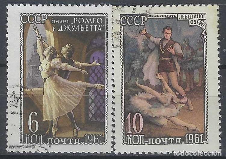 Sellos: UNI&Oacute;N SOVI&Eacute;TICA 1961 - EL BALLET, S.COMPLETA - USADOS