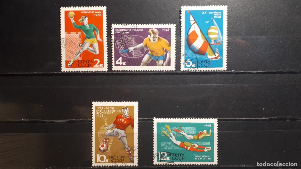 Sellos: RUSIA. A&ntilde;o.- 1968. Yvert 3.381/5. &deg;.