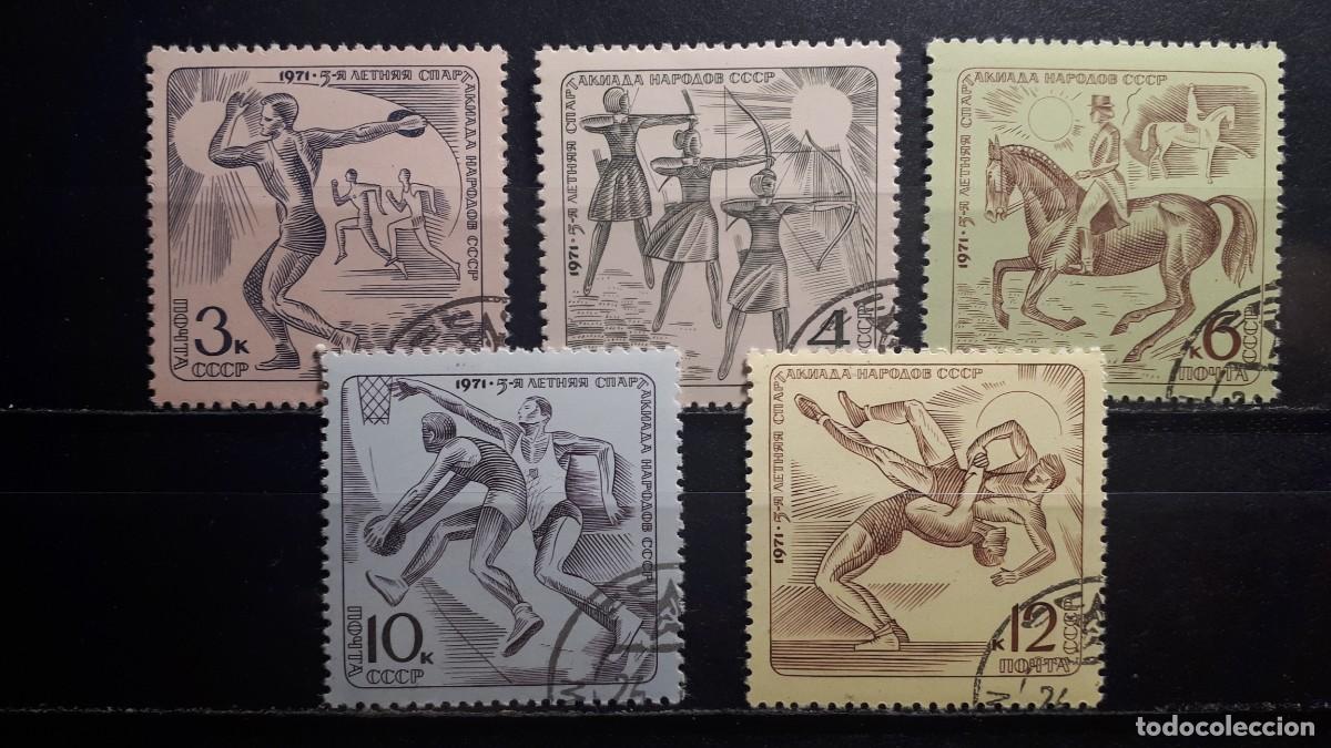 Sellos: RUSIA. A&Ntilde;O 1971. YVERT 3.730/4