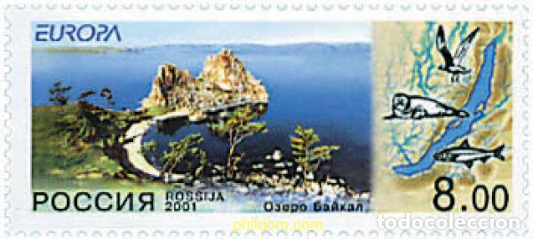 Sellos: 77103 MNH RUSIA 2001 EUROPA CEPT. EL AGUA, RIQUEZA NATURAL