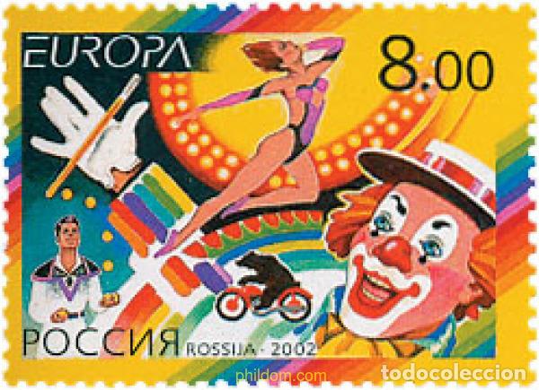 Sellos: 103703 MNH RUSIA 2002 EUROPA CEPT 2002 - EL CIRCO