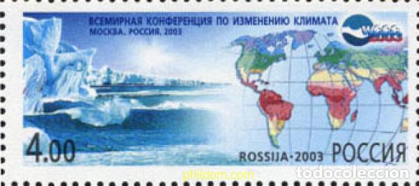 Sellos: 133202 MNH RUSIA 2003 CONFERENCIA NACIONAL SOBRE EL CAMBIO CLIMATICO