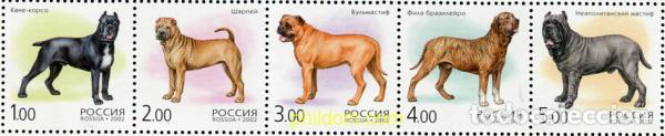 Sellos: 358211 MNH RUSIA 2002 PERROS