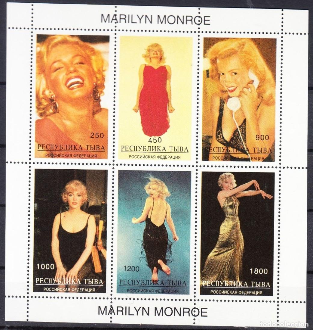 Sellos: TUVA TOUVA 1996 SHEET MNH MARILYN MONROE ACTRICES ACTRESSES CINE CINEMA