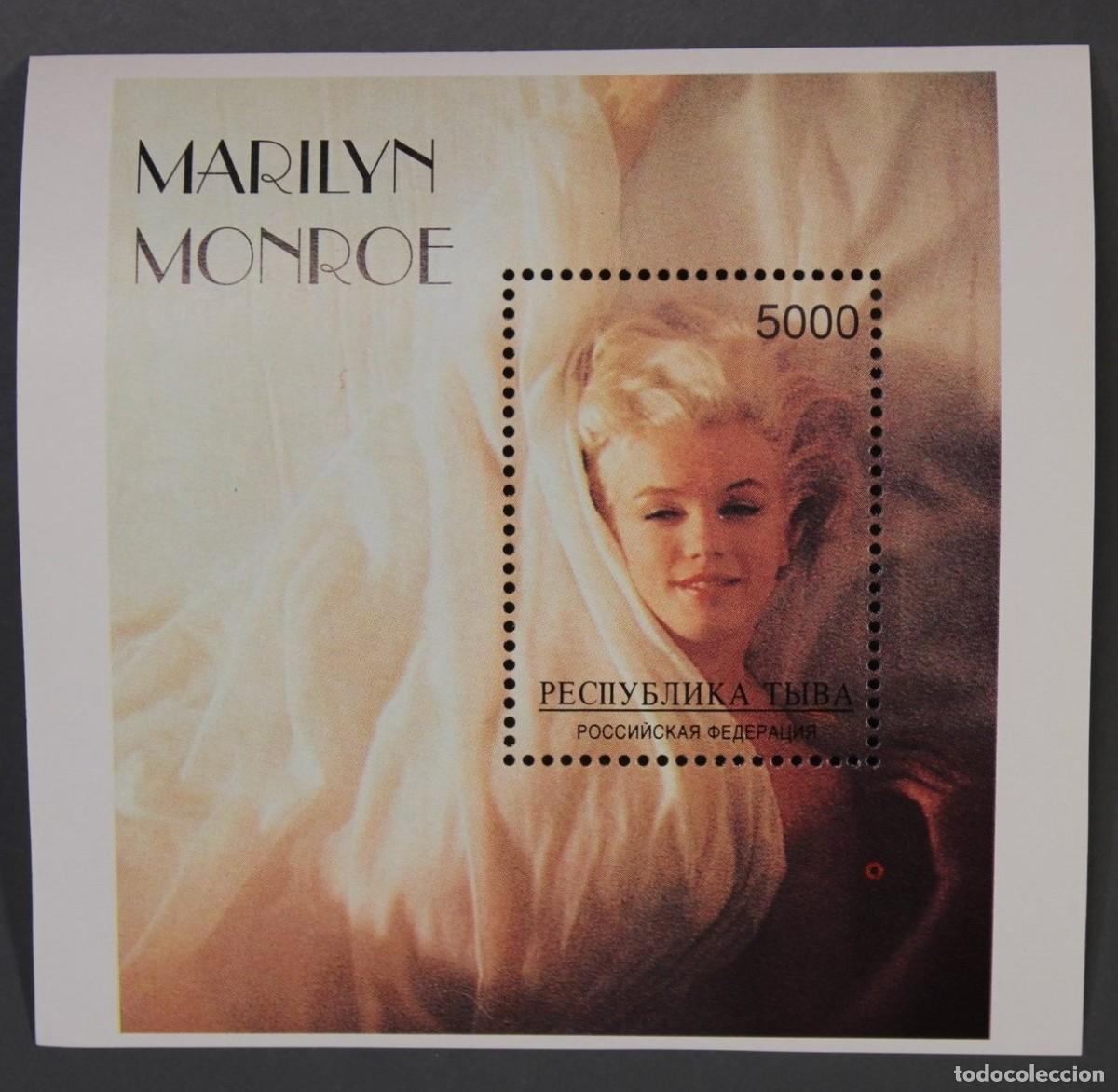 Sellos: TUVA TOUVA 1996 SHEET MNH MARILYN MONROE ACTRICES ACTRESSES CINE CINEMA