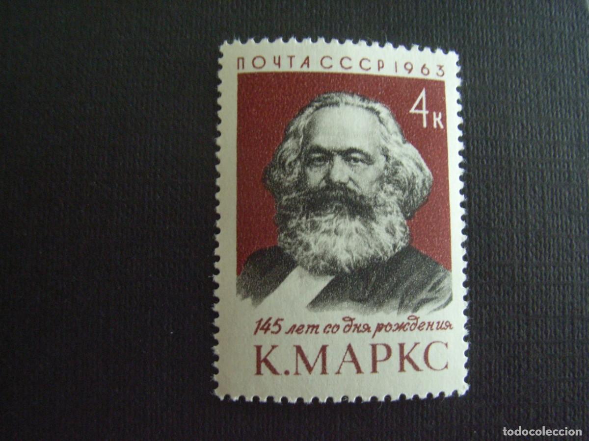 Sellos: RUSIA N&ordm; YVERT 2667*** A&Ntilde;O 1963. 145 ANIVERARIO NACIMIENTO DE KARL MARX