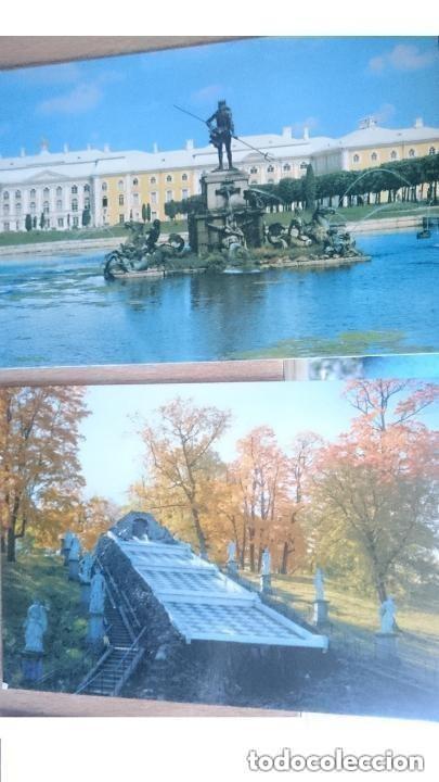 Sellos: PETERGOV - RUSIA - POSTALES TURISTICAS N3 -originales compradas en San Petersburgo 2001