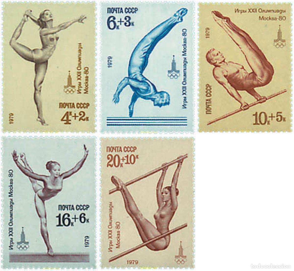 Sellos: 63418 MNH UNION SOVIETICA 1979 22 JUEGOS OLIMPICOS VERANO MOSCU 1980