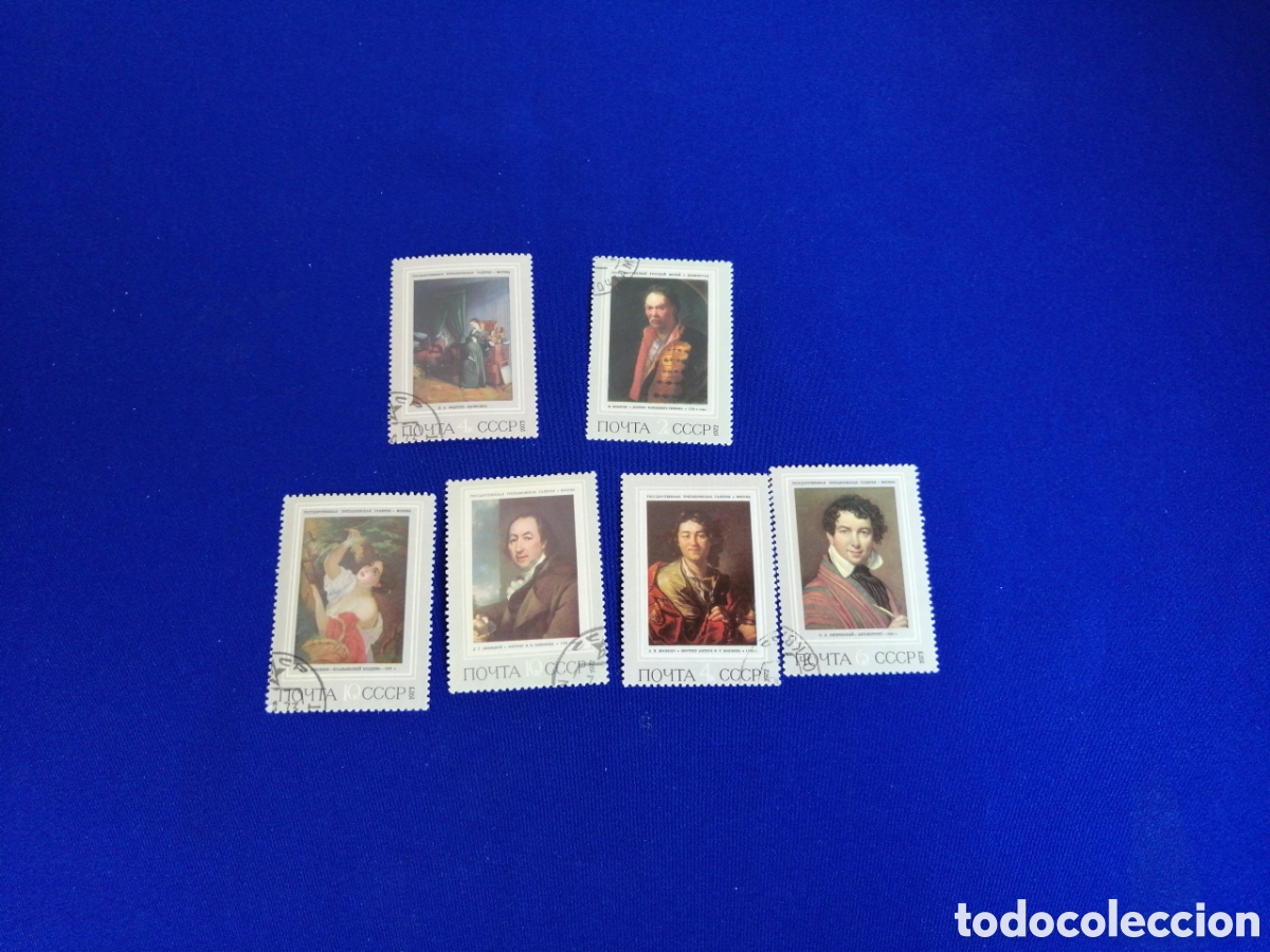 Sellos: PINTURA LOTE SELLOS RUSOS (MATASELLADOS)