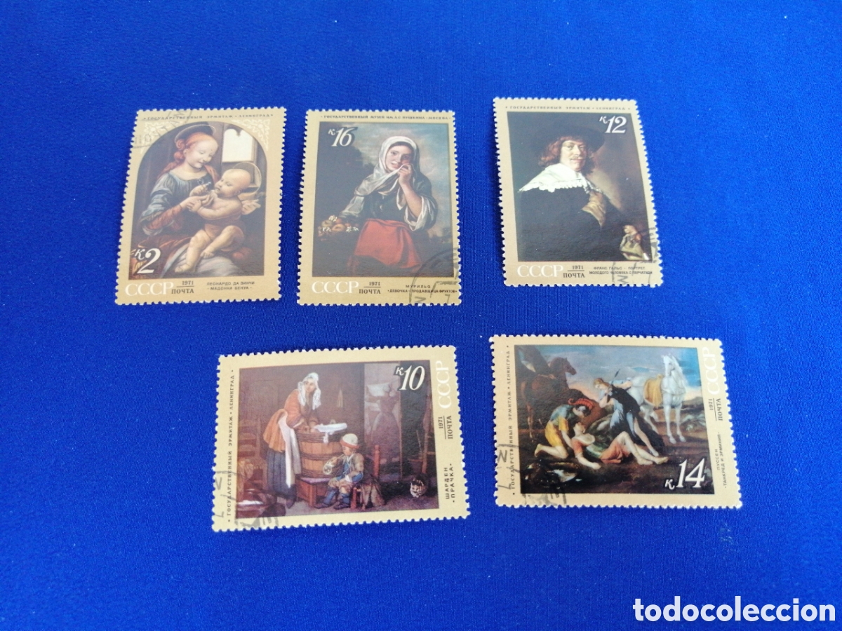 Sellos: PINTURA LOTE SELLOS RUSOS (MATASELLADOS)