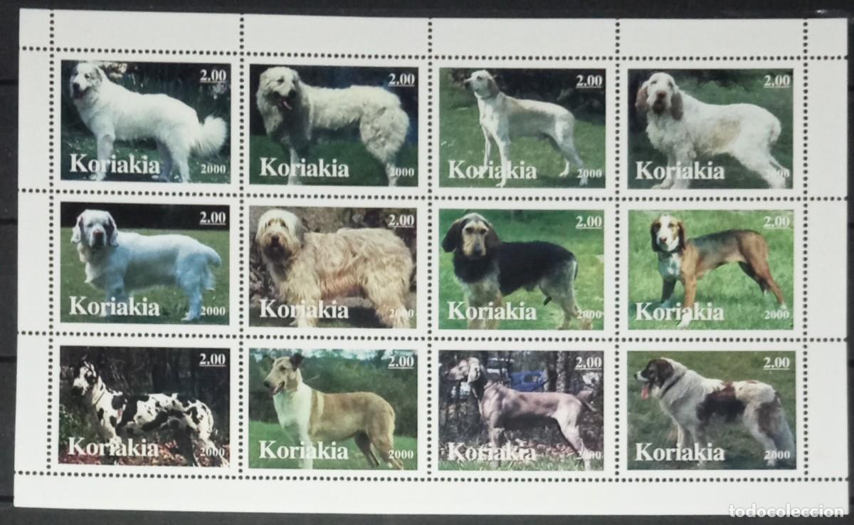 Selos: KORIAKIA 2000 SHEET MNH DOGS CHIENS PERROS HUNDEN CANI CAES