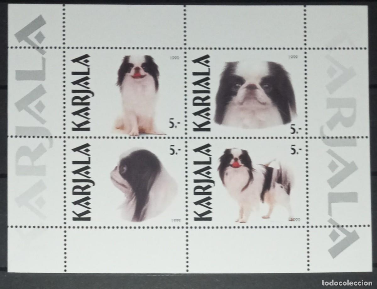 Selos: KARJALA 1999 SHEET MNH DOGS CHIENS PERROS HUNDEN CANI CAES