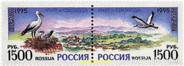 Sellos: 5624 MNH RUSIA 1995 EUROPA CEPT. PAZ Y LIBERTAD