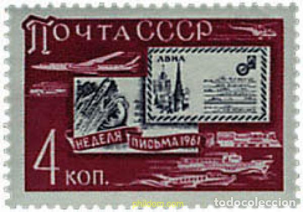 Francobolli: 57586 MNH UNION SOVIETICA 1961 SEMANA INTERNACIONAL DE LA CARTA