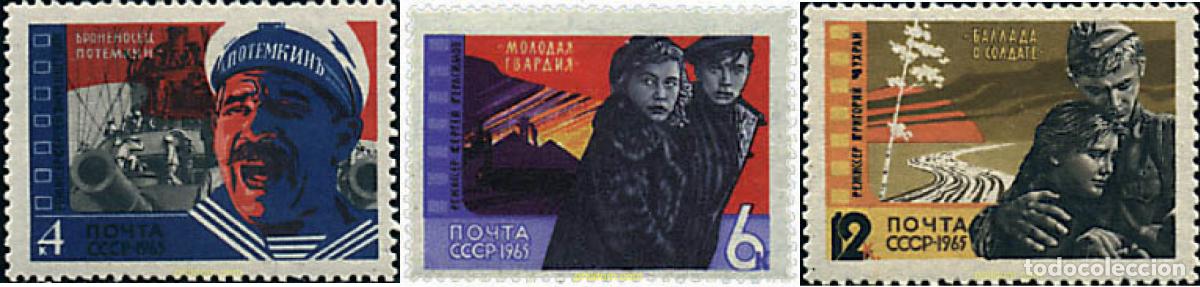 Stamps: 57604 MNH UNION SOVIETICA 1965 PELICULAS SOVIETICAS