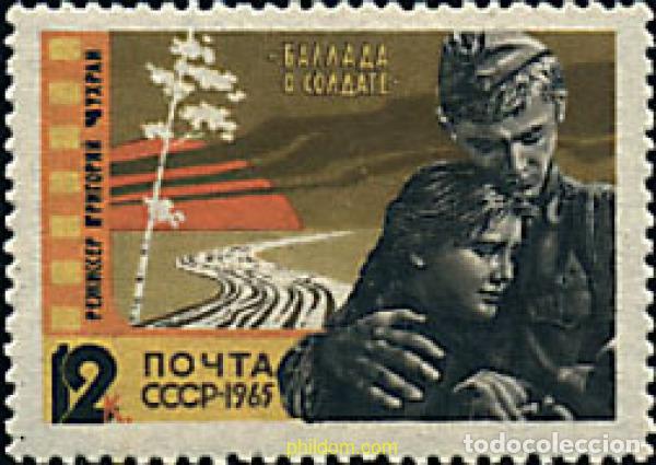 Stamps: 339912 MNH UNION SOVIETICA 1965 PELICULAS SOVIETICAS