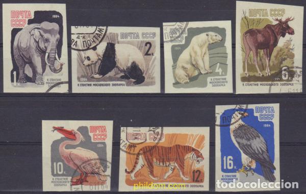Sellos: 579533 USED UNION SOVIETICA 1964 CENTENARIO DEL JARDIN ZOOLOGICO DE MOSCU