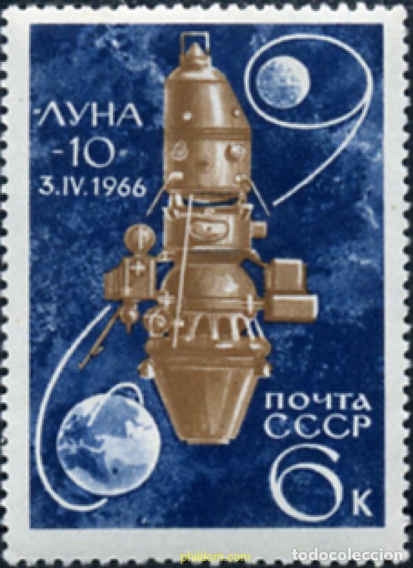 Sellos: 339919 MNH UNION SOVIETICA 1966 EXPLORACION ESPACIAL