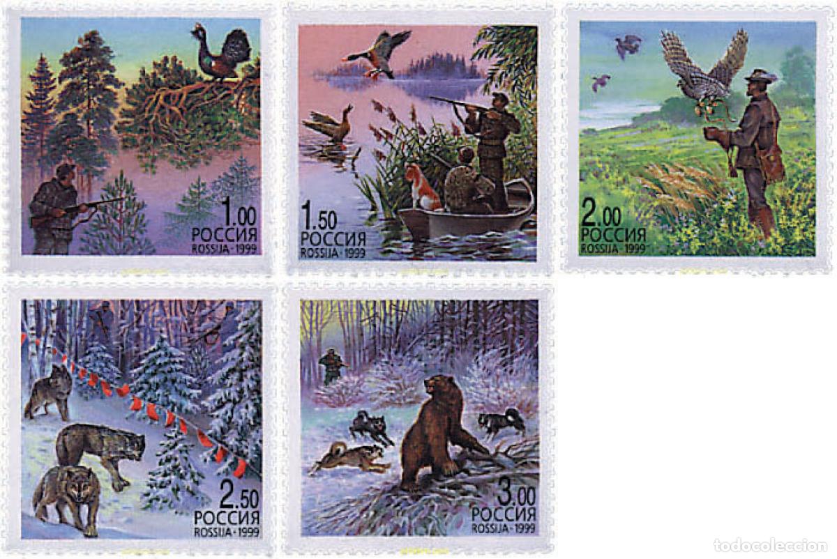 Sellos: 62637 MNH RUSIA 1999 LA CAZA