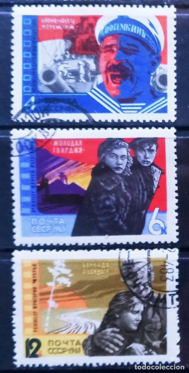 Sellos: RUSIA - IVERT 3011/13 USADOS - CINE PELICULAS SOVIETICAS - A&Ntilde;O 1965
