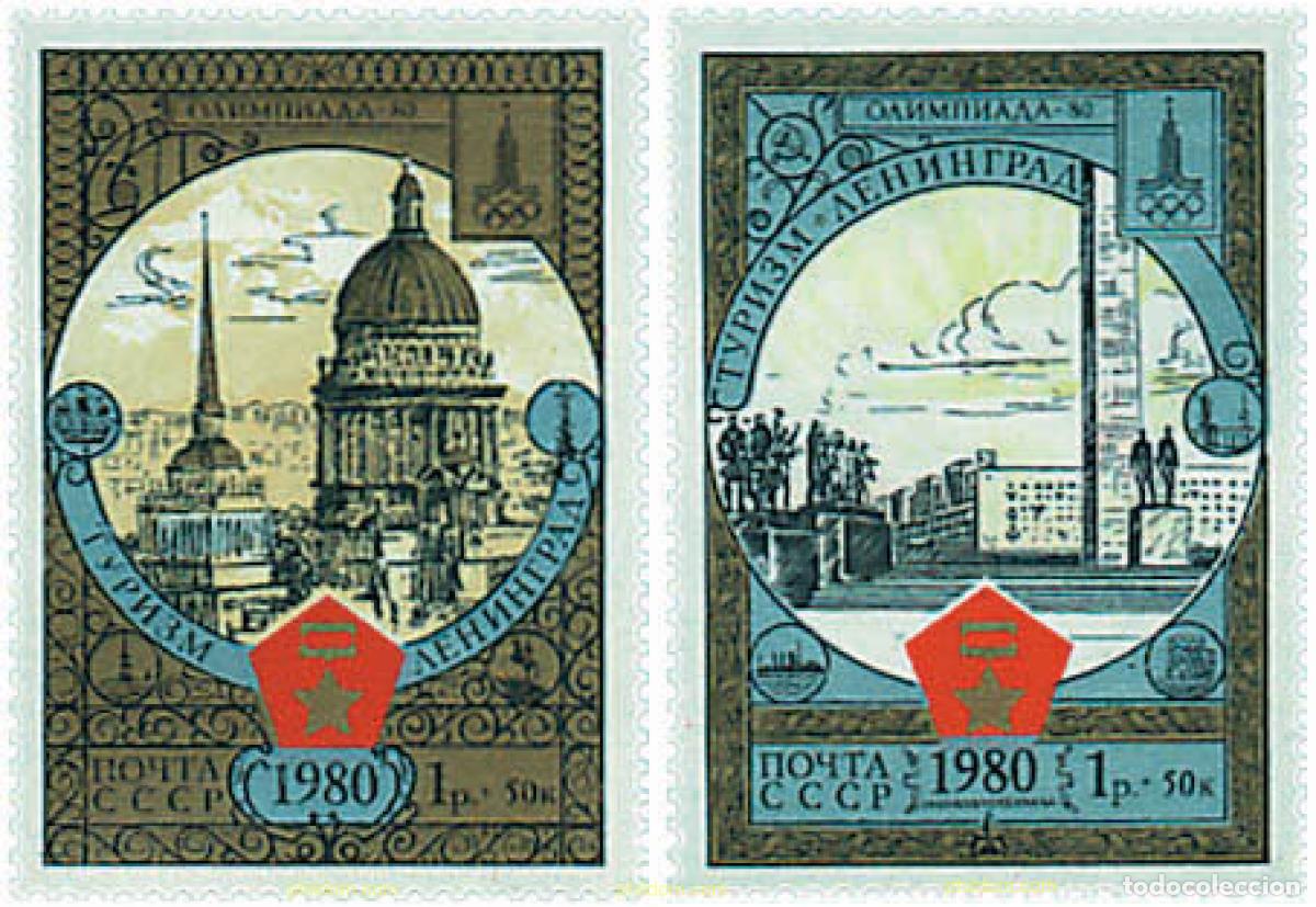 Sellos: 63435 MNH UNION SOVIETICA 1980 22 JUEGOS OLIMPICOS VERANO MOSCU 1980